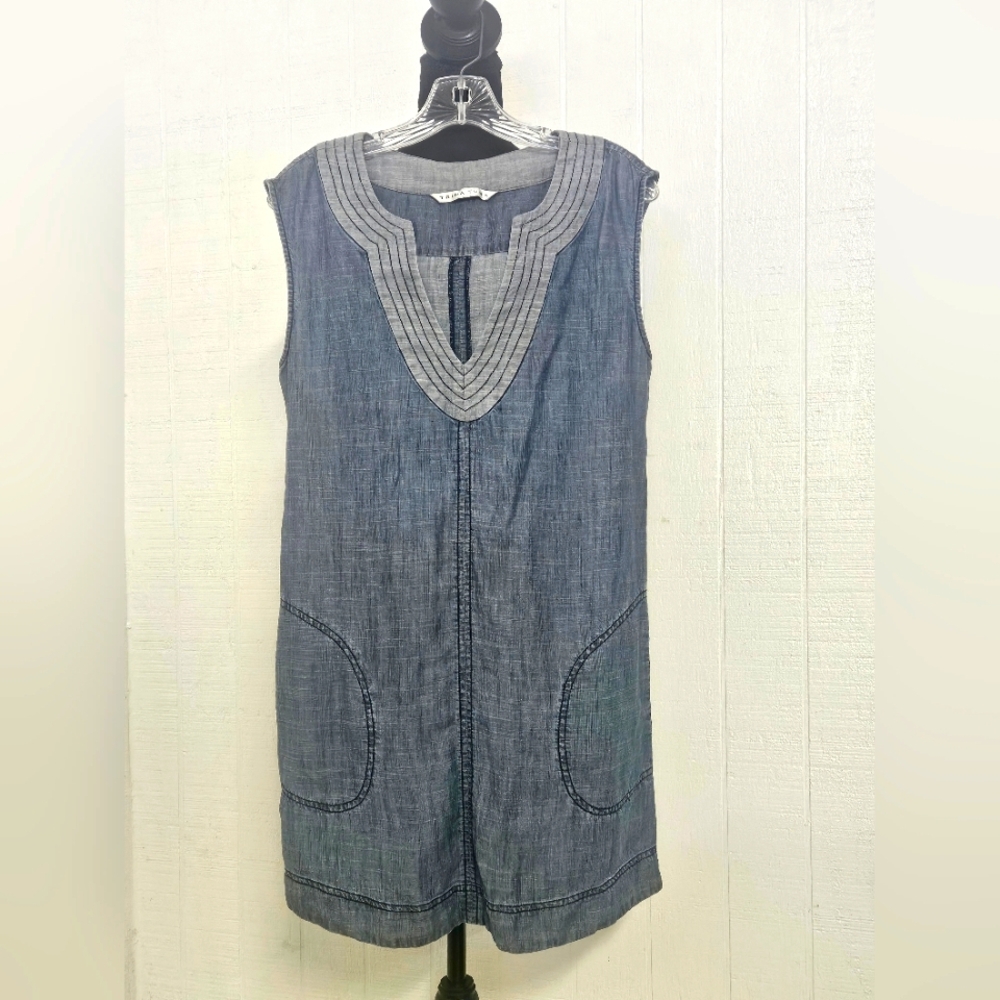 Trina Turk Denim Blue Mini Dress
